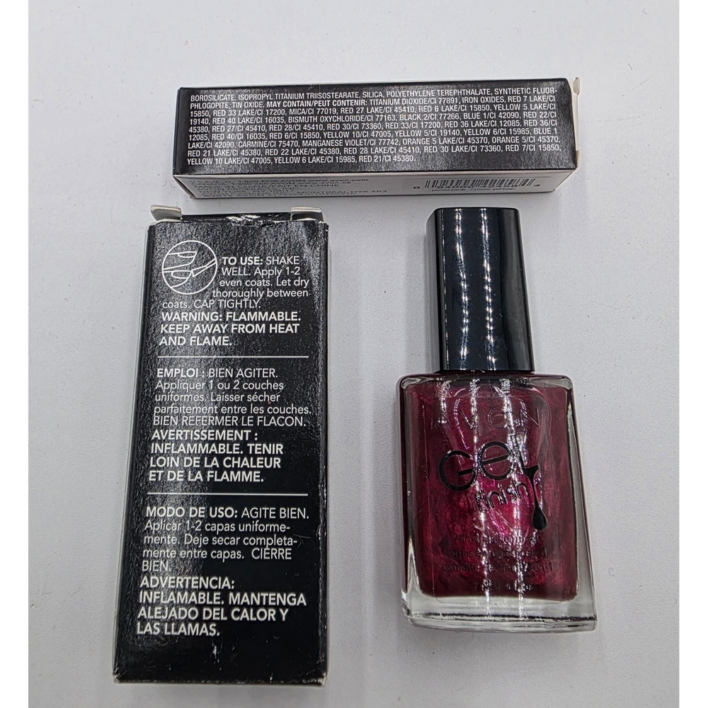 Avon Ultra Color Indulgence Lipstick Petal Pink & Gel Finish Nail Red Velvet Set - Picture 3 of 5